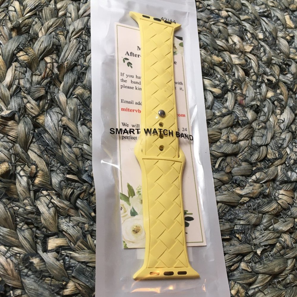 Yellow Apple Watch Replacement Band 42/44